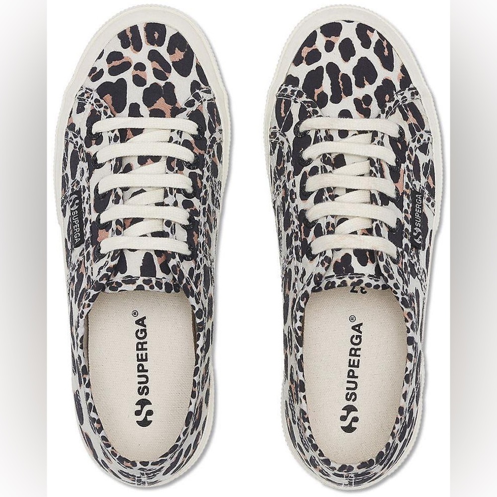 New SUPERGA 2750 LIGHT LEOPARD PRINT Sz 6.5 women’s Shoe Nordstrom